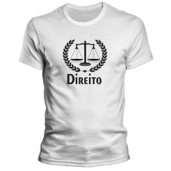 Camiseta Universitária Direito - Modelo 07