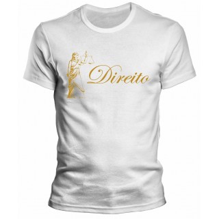 Camiseta Universitária Direito - Modelo 03 Camiseta Universitária Direito - Modelo 03