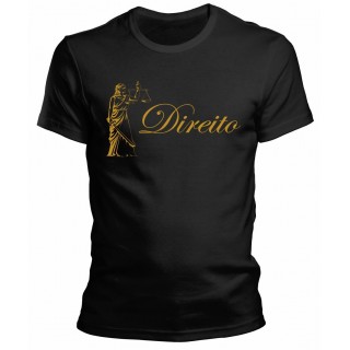 Camiseta Universitária Direito - Modelo 03 Camiseta Universitária Direito - Modelo 03