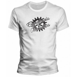 Camiseta Universitária Engenharia Mecânica - Modelo 03 Camiseta Universitária Engenharia Mecânica - Modelo 03