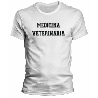 Camiseta Universitária Medicina Veterinária - Modelo 05 Camiseta Universitária Medicina Veterinária - Modelo 05