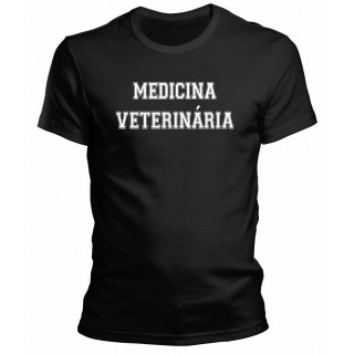 Camiseta Universitária Medicina Veterinária - Modelo 05 Camiseta Universitária Medicina Veterinária - Modelo 05
