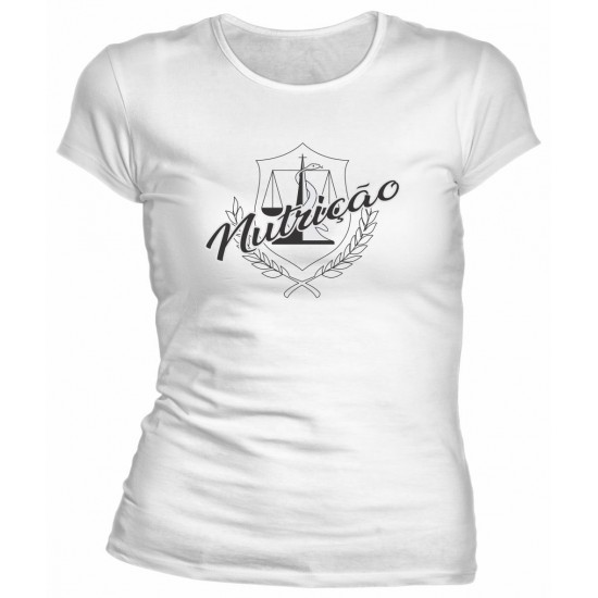 Camiseta Universitária Nutrição - Modelo 02