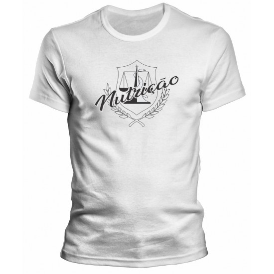 Camiseta Universitária Nutrição - Modelo 02