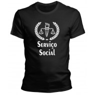 Camiseta Universitária Serviço Social - Modelo 03