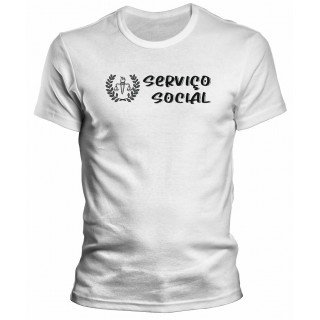 Camiseta Universitária Serviço Social - Modelo 04 Camiseta Universitária Serviço Social - Modelo 04