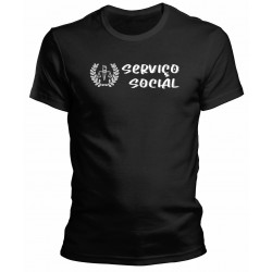 Camiseta Universitária Serviço Social - Modelo 04