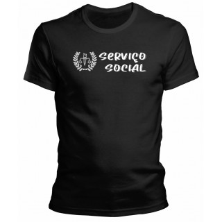 Camiseta Universitária Serviço Social - Modelo 04 Camiseta Universitária Serviço Social - Modelo 04