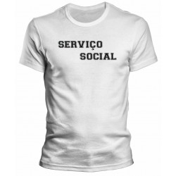 Camiseta Universitária Serviço Social - Modelo 05