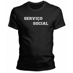 Camiseta Universitária Serviço Social - Modelo 05