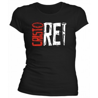 Camiseta Moda Gospel Evangélica Cristo Rei Camiseta Moda Gospel Evangélica Cristo Rei